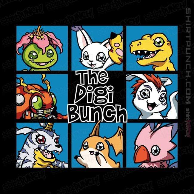 Shirts Magnets / 3"x3" / Black The Digi Bunch