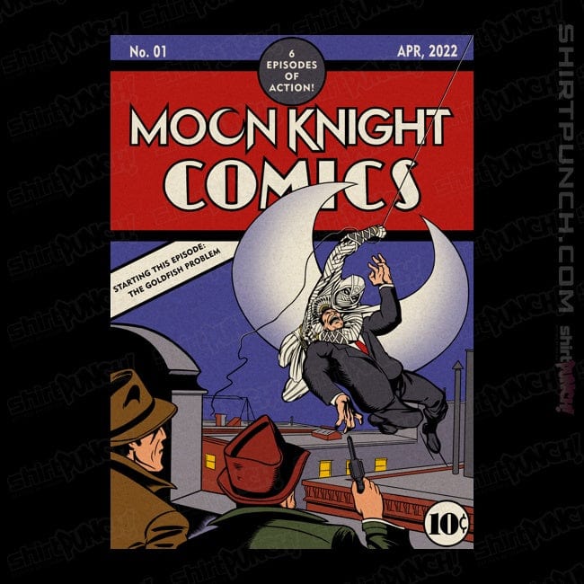Secret_Shirts Magnets / 3"x3" / Black Moon Detective