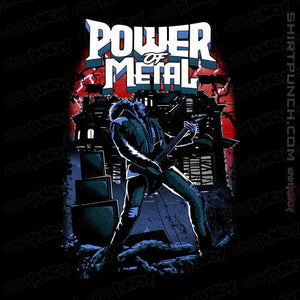 Secret_Shirts Magnets / 3"x3" / Black The Power Of Metal