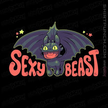 Load image into Gallery viewer, Shirts Magnets / 3&quot;x3&quot; / Black Sexy Beast
