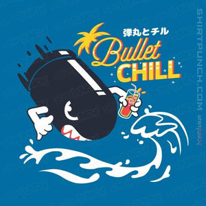 Shirts Magnets / 3"x3" / Sapphire Bullet Chill Summer