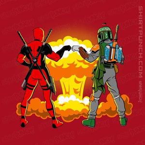 Secret_Shirts Magnets / 3"x3" / Red Epic Bro Fist Secret Sale