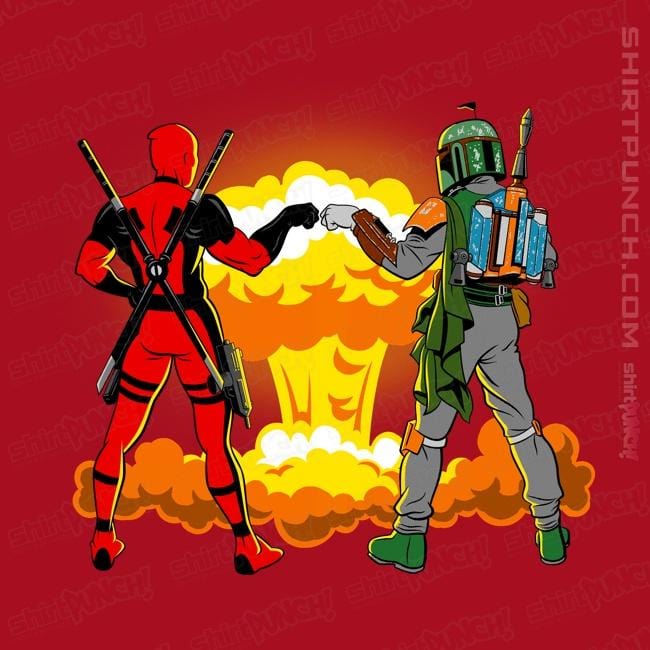 Secret_Shirts Magnets / 3"x3" / Red Epic Bro Fist Secret Sale