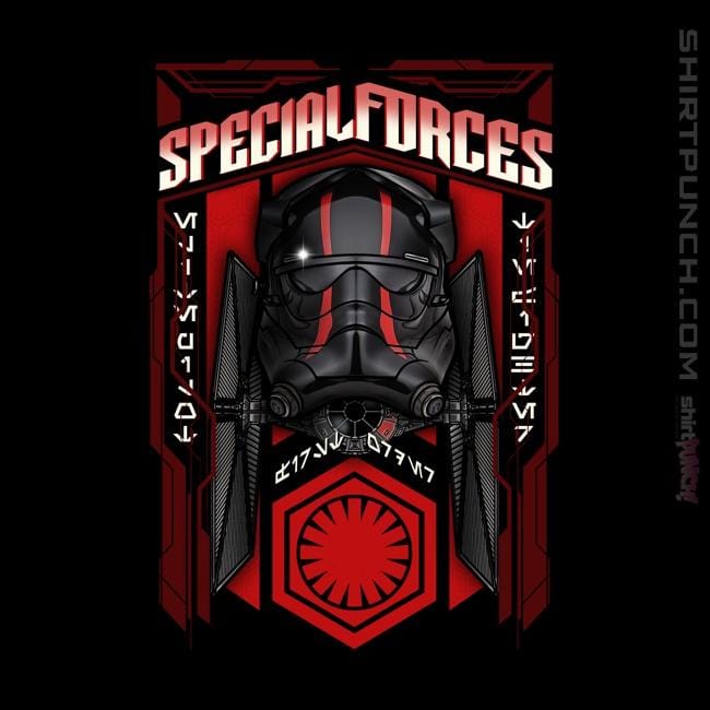 Shirts Magnets / 3"x3" / Black Special Forces