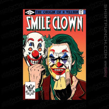 Load image into Gallery viewer, Shirts Magnets / 3&quot;x3&quot; / Black Smile Clown
