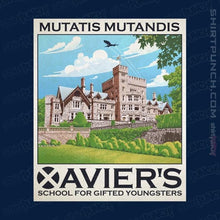 Load image into Gallery viewer, Shirts Magnets / 3&quot;x3&quot; / Navy Xavier&#39;s School For Gifted Youngsters
