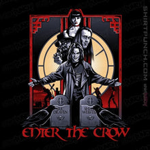 Load image into Gallery viewer, Daily_Deal_Shirts Magnets / 3&quot;x3&quot; / Black Enter The Crow
