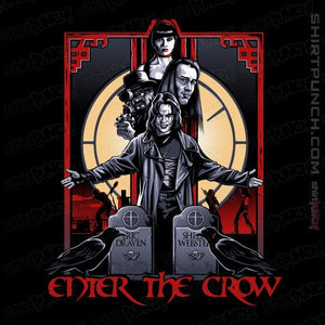 Daily_Deal_Shirts Magnets / 3"x3" / Black Enter The Crow