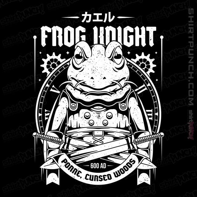 Shirts Magnets / 3"x3" / Black Frog