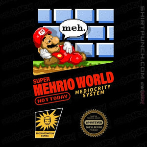 Daily_Deal_Shirts Magnets / 3"x3" / Black Super Mehrio World
