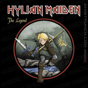 Daily_Deal_Shirts Magnets / 3"x3" / Black Hylian Maiden
