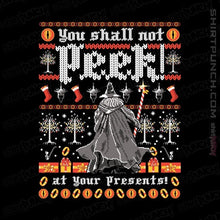 Load image into Gallery viewer, Shirts Magnets / 3&quot;x3&quot; / Black You Shall Not Peek
