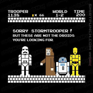 Shirts Magnets / 3"x3" / Black Sorry Trooper