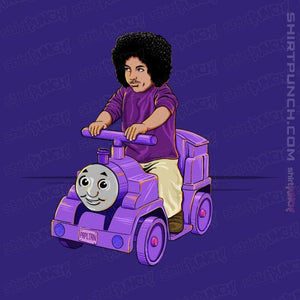 Shirts Magnets / 3"x3" / Violet Purple Train