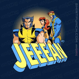 Shirts Magnets / 3"x3" / Navy Distracted Jeeean