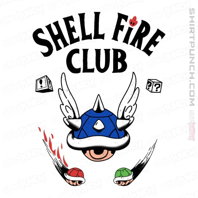 Secret_Shirts Magnets / 3"x3" / White Shellfire Club