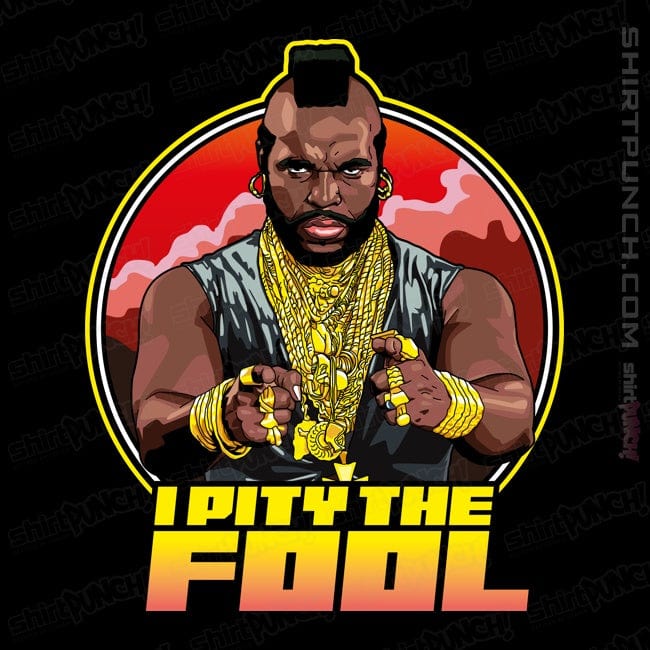 Secret_Shirts Magnets / 3"x3" / Black Pity The Fool