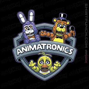 Shirts Magnets / 3"x3" / Black Animatronics Maniacs