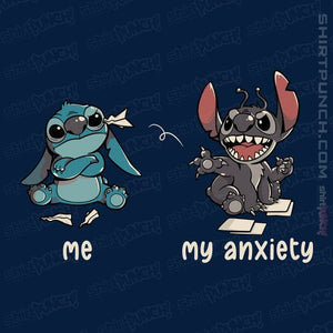 Secret_Shirts Magnets / 3"x3" / Navy My Anxiety