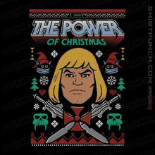 Load image into Gallery viewer, Shirts Magnets / 3&quot;x3&quot; / Black The Power Of Christmas
