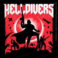 Load image into Gallery viewer, Last_Chance_Shirts Magnets / 3&quot;x3&quot; / Black Helldivers
