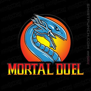 Daily_Deal_Shirts Magnets / 3"x3" / Black Mortal Duel