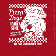 Load image into Gallery viewer, Daily_Deal_Shirts Magnets / 3&quot;x3&quot; / Red Pizza Dog
