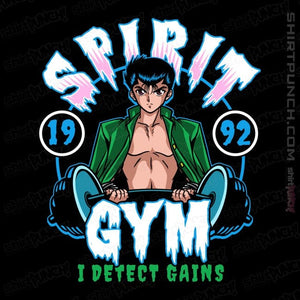 Daily_Deal_Shirts Magnets / 3"x3" / Black Spirit Gym