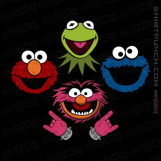 Secret_Shirts Magnets / 3"x3" / Black Muppets Queen