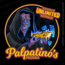 Load image into Gallery viewer, Daily_Deal_Shirts Magnets / 3&quot;x3&quot; / Black Palpatino&#39;s Pizzeria
