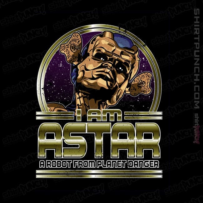 Daily_Deal_Shirts Magnets / 3"x3" / Black Astar From Planet Danger