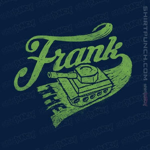 Shirts Magnets / 3"x3" / Navy Frank the Tank