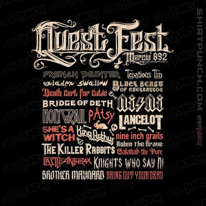 Shirts Magnets / 3"x3" / Black Quest Fest