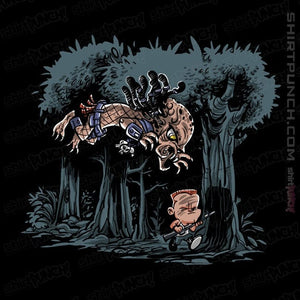 Daily_Deal_Shirts Magnets / 3"x3" / Black Arnie And Predator