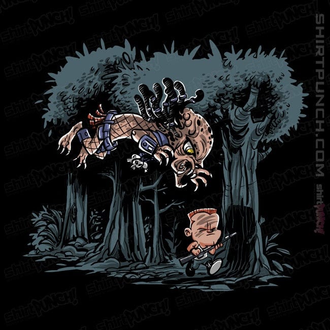 Daily_Deal_Shirts Magnets / 3"x3" / Black Arnie And Predator
