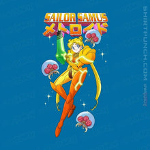 Load image into Gallery viewer, Shirts Magnets / 3&quot;x3&quot; / Sapphire Sailor Samus Power Suit
