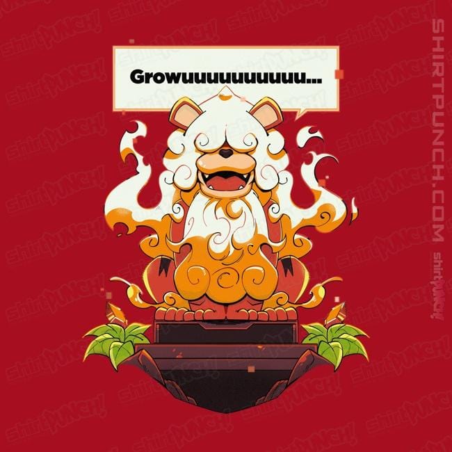 Shirts Magnets / 3"x3" / Red Hisuian Growlithe