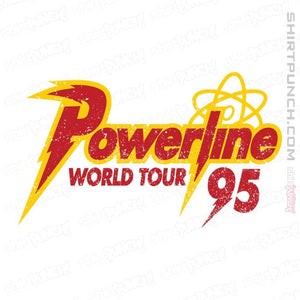 Daily_Deal_Shirts Magnets / 3"x3" / White Powerline Tour 95