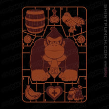 Load image into Gallery viewer, Daily_Deal_Shirts Magnets / 3&quot;x3&quot; / Black Donkey Kong Model Sprue

