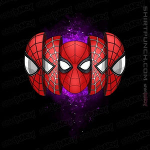 Daily_Deal_Shirts Magnets / 3"x3" / Black Multiverse Of Spiders