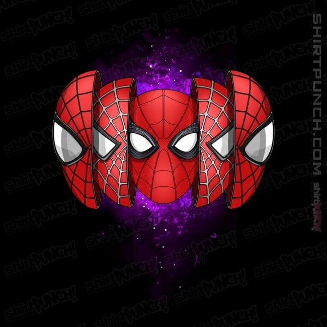 Daily_Deal_Shirts Magnets / 3"x3" / Black Multiverse Of Spiders