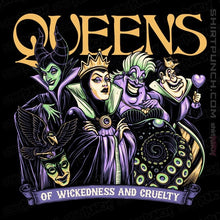 Load image into Gallery viewer, Daily_Deal_Shirts Magnets / 3&quot;x3&quot; / Black Queens Of Wickedness
