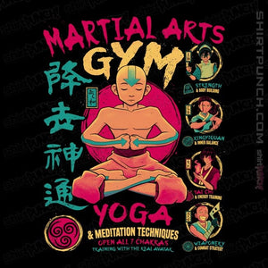 Daily_Deal_Shirts Magnets / 3"x3" / Black Martial Arts Gym
