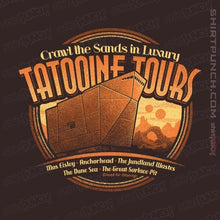 Load image into Gallery viewer, Shirts Magnets / 3&quot;x3&quot; / Dark Chocolate Tatooine Tours
