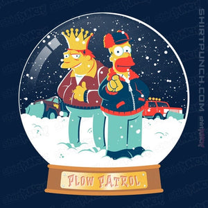 Daily_Deal_Shirts Magnets / 3"x3" / Navy Plow Patrol