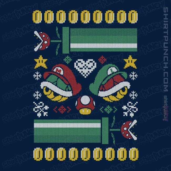 Shirts Magnets / 3"x3" / Navy A Very Mushroom Christmas