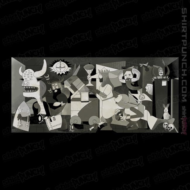 Daily_Deal_Shirts Magnets / 3"x3" / Black Guer Ni Ca