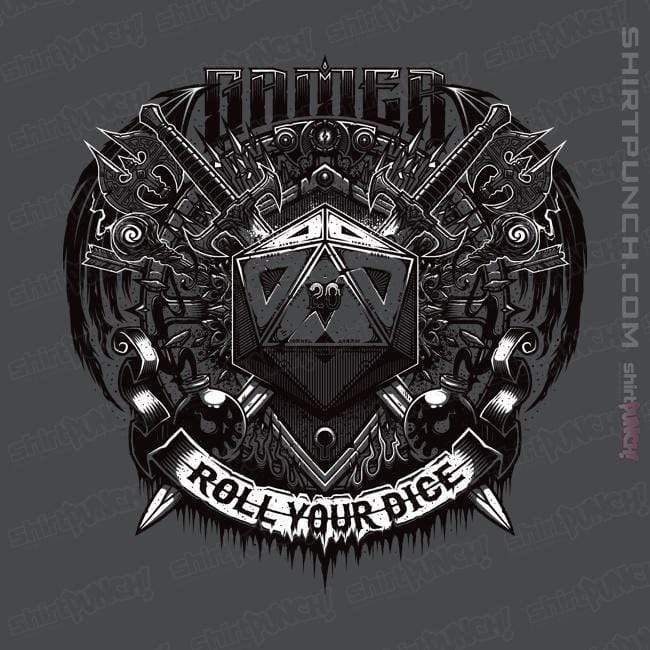 Shirts Magnets / 3"x3" / Charcoal Roll Your Dice