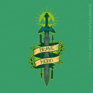 Shirts Magnets / 3"x3" / Irish Green Brave Hero