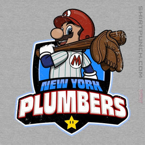Daily_Deal_Shirts Magnets / 3"x3" / Sports Grey Go Plumbers